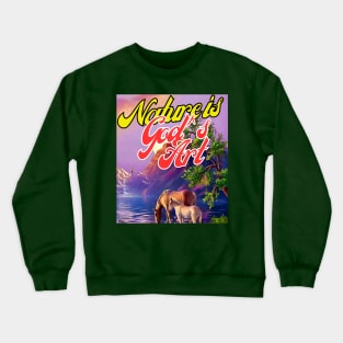 Nature lovers - Landscape Crewneck Sweatshirt